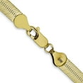thumbnail image 3 of Avariah Diamonds Solid 10k Yellow Gold 5.7mm Silky Herringbone Chain - 24", 3 of 8