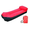 thumbnail image 3 of CoudarTitie Inflatable Lounger Inflatable Chair Trendy Water Anti Air Sofa for Adults & Kids Red, 3 of 9