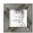 thumbnail image 2 of ArtToFrames 5" x 5" Winter White Barnwood 1.5 Inch Picture Frame, 5x5 inch Brown MDF Poster Frame (WOM-4661),  Pack, 2 of 8