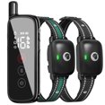 thumbnail image 1 of Heaflex Dog Training Collar With Remote Control-3 Safety Modes (Beeping, Vibration, Electric Shock), 2600 Feet Range, Rechargeable, Waterproof Receiver, Small To Large Dogs (Black)-Two Collar Sets, 1 of 5