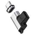 thumbnail image 1 of Conector magnético tipo pines PD 100W en ángulo para teléfono Cabeza magnética perfke Adaptador de carga, 1 of 9