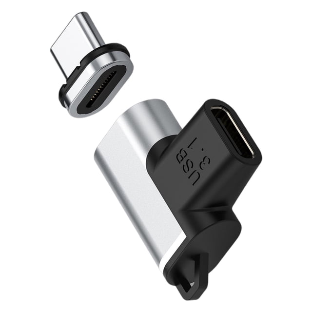 Conector magnético tipo pines PD 100W en ángulo para teléfono Cabeza magnética perfke Adaptador de carga