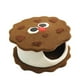 thumbnail image 1 of Cama para gatos con forma de galleta, refugio para gatos, cueva para gatos con autocalentamiento para dormir en otoño e invierno, nido para gatos para, 1 of 10