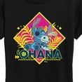 thumbnail image 3 of Disney - Lilo & Stitch - Ohana - Women's Short Sleeve Graphic T-Shirt, 3 of 5