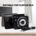 thumbnail image 4 of Bolso de hombro para cámara Jadeshay Funda protectora de Cuero PU para Fujifilm SQ 6 Color Negro, 4 of 8