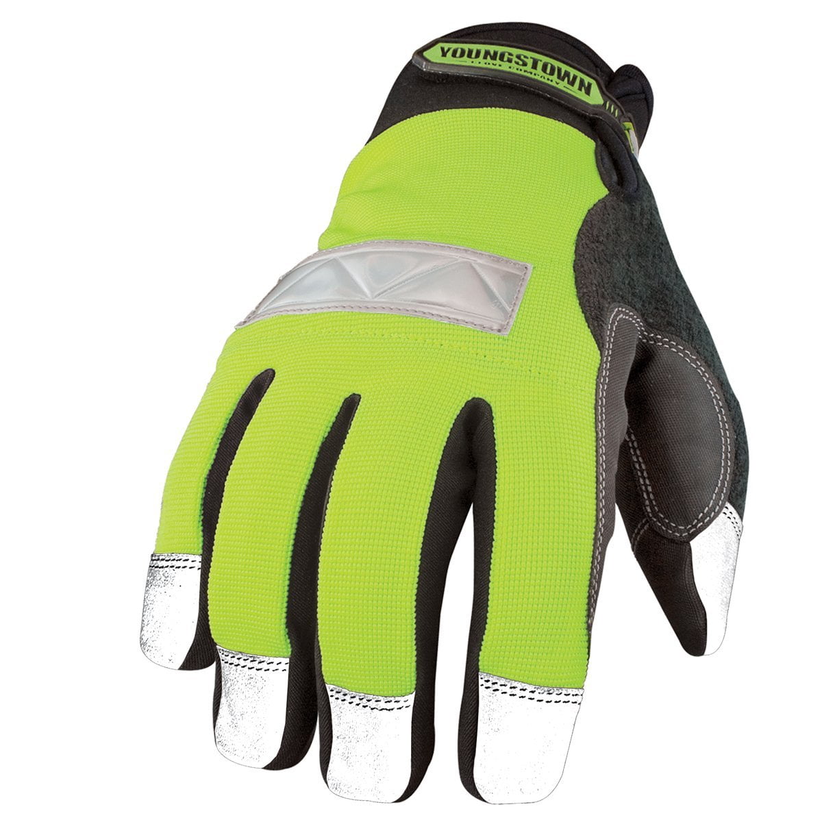 Youngstown Glove 08371010M Safety Lime Waterproof Winter Glove Medium, A highvisibility, all