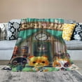 thumbnail image 2 of Qinduosi Yoga Animal Cute Crossing Throw Blanket, Flannel Fleece Blankets and Throws for Better Relaxing, Super Cozy Air Conditioning Blanket, 2 of 6