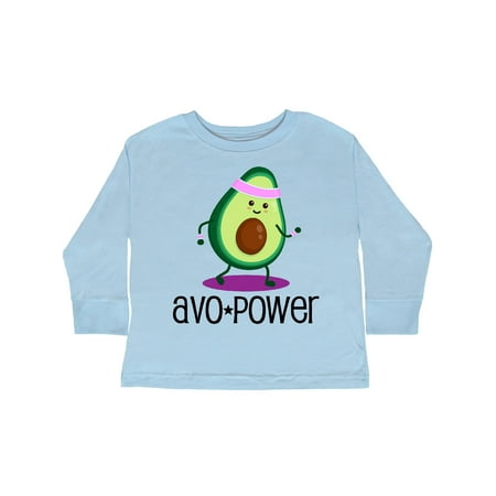 

Inktastic Avocado Vegan Avo Power Gift Toddler Toddler Girl Long Sleeve T-Shirt