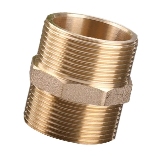 Brass Pipe Fitting Adapter Male Thread Water Oil Connector DN40 