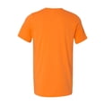 thumbnail image 3 of Unisex Poly-Cotton Short-Sleeve T-Shirt - NEON ORANGE - L, 3 of 3