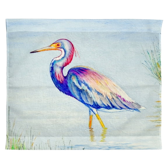 Betsy Drake Interiors Tri-Colored Heron Wall Hanging 24x30