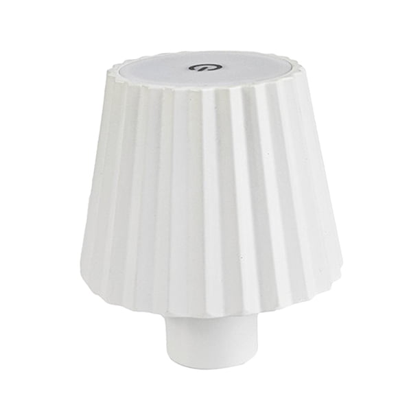 Lámpara de mesa regulable, lámpara de escritorio, control táctil, recargable, ajustable, lámpara de noche, lámpara de noche para sala de estar, dormitorio, hogar blanco