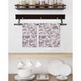 thumbnail image 3 of Purple Spring Floral Kitchen Dish Towels for Drying Dishes Set of 2, Summer Botanical Farmhouse Waffle Weave Microfiber Hand Tea Bathroom Towels Quick Dry & Absorbent Towel 15.7x23.6, 3 of 7