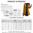 thumbnail image 2 of Gvmfive Women Single Breasted Long Sleeve Tunic Jacket Mid Coat Casual Outwear, 2 of 2