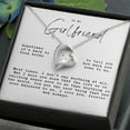 thumbnail image 5 of Love Heart Necklace Gift for Girlfriend, One Year Anniversary Gift for Girlfriend, Valentines Day Gift To My Girlfriend, Girlfriend Birthday Gift, 5 of 5