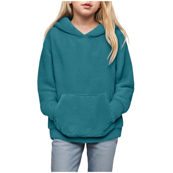 Staki Toddler Sweatshirt Girl Cute Hoodies for Teen Girls Trendy Preppy Hooded Sweatshirts Oversized Long Sleeve Shirts Gradient Clothes for Girls (Army Green,5-6 Years)