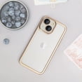 thumbnail image 6 of for iPhone 14 Plus Clear Case with Camera Lens Protector Luxury Plating Phone Case Slim Soft TPU Shockproof Protective Phone Case for iPhone 14 Plus 6.7 inch Women Men, Gold, 6 of 13