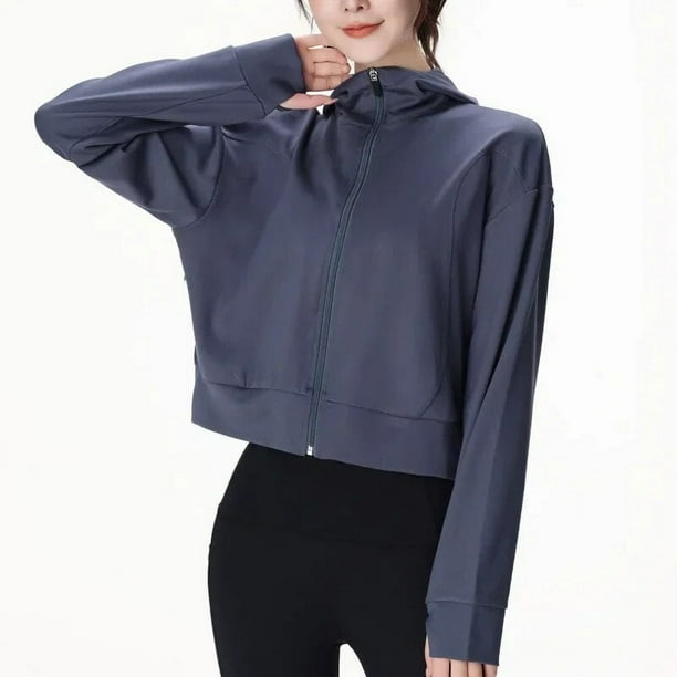 Hooded running top clearance womens