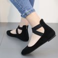 thumbnail image 3 of GOOHOCHY 1 par de mocasines transpirables Ocio Zapatos delgados Zapatos planos de suela plana Zapatos femeninos de cuatro estaciones para mujeres (tamaño 37 6.5US, 4UK, 37.5EU, 9.2355 pulgadas), 3 of 7