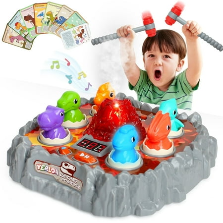 Yerloa Whack Mole Game for Toddlers Toys for 3-12 Year Old Boys and Girls Whack Mole Toys Gifts for 3 4 5 6+ Year Old Boys Interactive Educational Toys