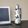 thumbnail image 5 of 20 Oz Butterfly and Leaves Pattern Coffee Tumbler Double Wall Insulated Stainless Steel Water Bottle | Metal Reusable Thermoses Flask with Cup Cap | Leak & Sweat Proof with Anti-Dust Lid, 5 of 7