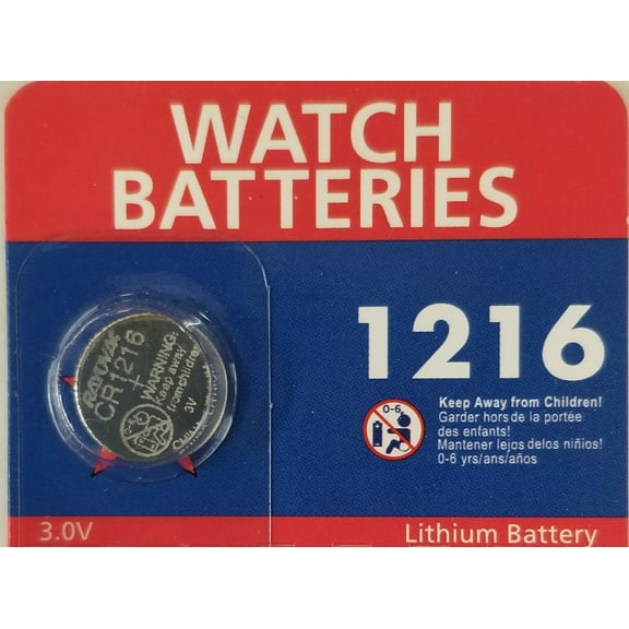 Mercury Free Lithium Bat 1216