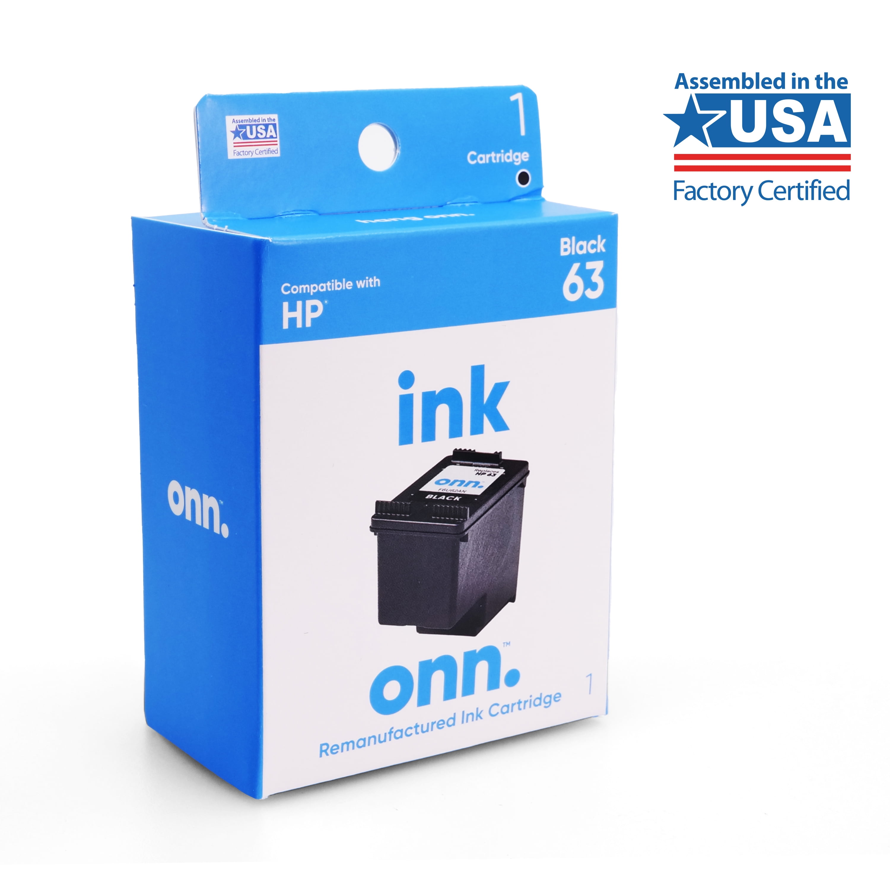 ONN HP 63XL High Yield Black Inkjet 