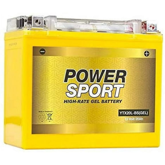 YTX20L-BS(GEL) 12V20AH Motorcycle Battery Replaces Yuasa YTX20L-BS
