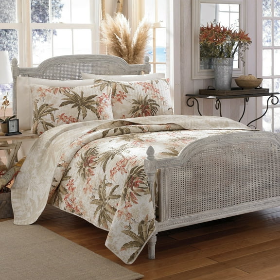 Tommy Bahama  Bonny Cove Cotton Quilt Set