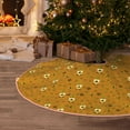 thumbnail image 5 of Sikiie Honey Bee Gnomes Nativity Christmas Tree Skirt, Jesus Christian Winter Holiday Tree Mat Decoration(30-48IN)36", 5 of 6
