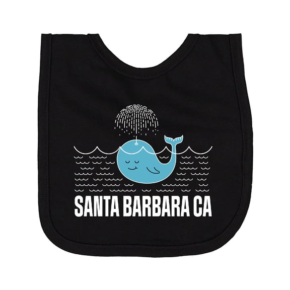 Inktastic Santa Barbara California Beach Vacation Newborn Bib