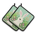 thumbnail image 1 of Carolines Treasures VHA3023PTHD Easter Bunny Rabbit Pair of Pot Holders, 1 of 3