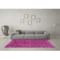 thumbnail image 3 of Ahgly Company Indoor Square Persian Pink Traditional Area Rugs, 4' Square, 3 of 4