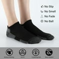 thumbnail image 3 of 12 Pack Mens Cushioned Ankle Socks, Low Cut Breathable Casual Socks (Shoe Size 6-11), 3 of 3