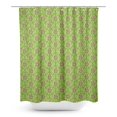 thumbnail image 1 of S4Sassy Green Floral Damask Floral Bathroom Decor Shower Waterproof Curtain Drapes Resistant-60 x 75 Inch, 1 of 6