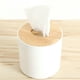 thumbnail image 4 of Caja de pañuelos de madera maciza, multifuncional, para coche, servilleta de baño, caja de pañuelos de madera de estilo plástico, 4 of 4