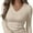 Apricot, variant on Luniro Women's Cable Knit Sweater V Neck Pullover Sweaters Fall Tops Business Casual Outfits Clothes
