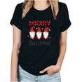 thumbnail image 1 of Shorts pour Femmes, T-Shirts pour Femmes, Mode Décontractée Imprimée Col Rond Manches Courtes T-Shirt Décontracté, 1 of 2