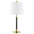 thumbnail image 4 of SAFAVIEH Vitale 22 in. Glam Brass Gold Iron Table Lamp with Off-white 100% Cotton Shade, 4 of 6