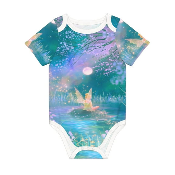 Tinker Bel Jumpsuit Newborn Baby Bodysuit Infant Outfit 0-24Months Kids Short Clothes