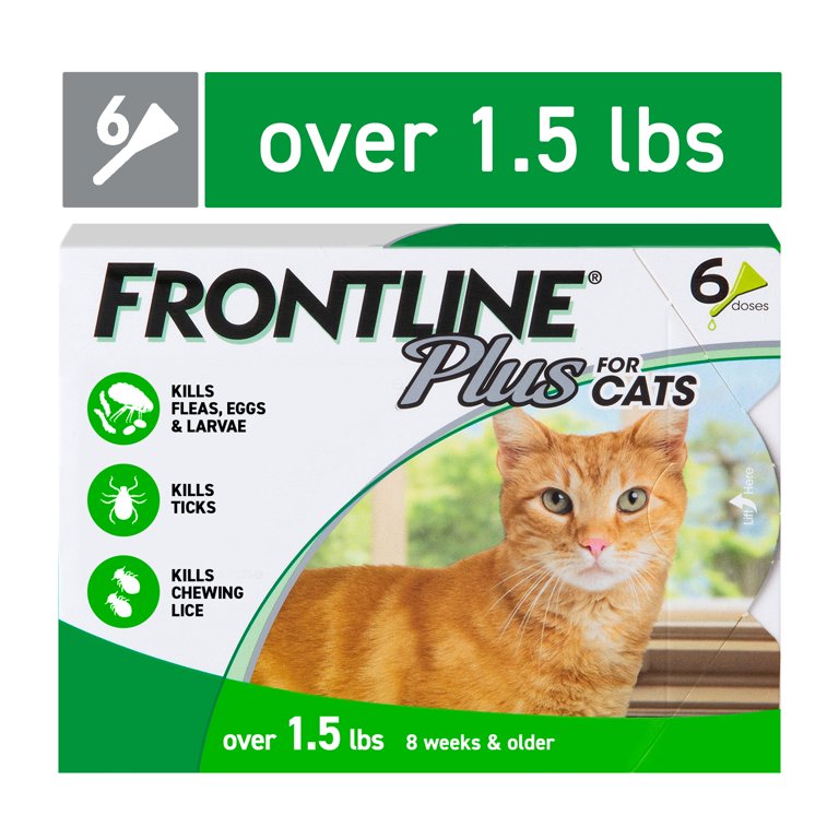 Frontline Plus Flea Tick for Cats, Month