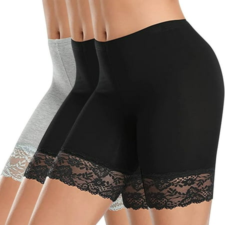 yillto High Waist Boyshorts Underwear for Women 3 Pack Seamless Full Coverage Boxer Briefs Soft Comfort Panty