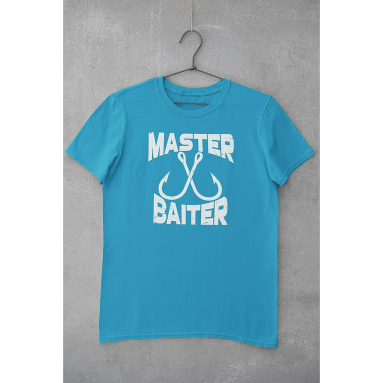 Master Baiter Sapphire Blue Adult T-Shirt - Large, Men's