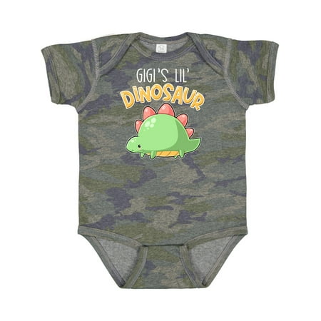 

Inktastic Gigi s Lil Dinosaur with Cute Stegosaurus Gift Baby Boy or Baby Girl Bodysuit