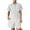 White, variant on Summer Boho Overalls for Women 2025 Elastic Waist Short Sleeves Cuffed Wide Leg with Lapel Solid Color Waistband Rompers Jumpers with Pockets