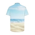 thumbnail image 5 of Rloper-Lop Summer Floral Printed Blouses Mens Lapel Short Sleeve T-Shirts Casual Button Down Tops Tropical Beach Outdoor Tees, 5 of 5
