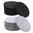 thumbnail image 3 of 20Pcs Felt Coasters Heat Insulation Cup Mats Round Drink Coasters Home Decor, 3 of 7