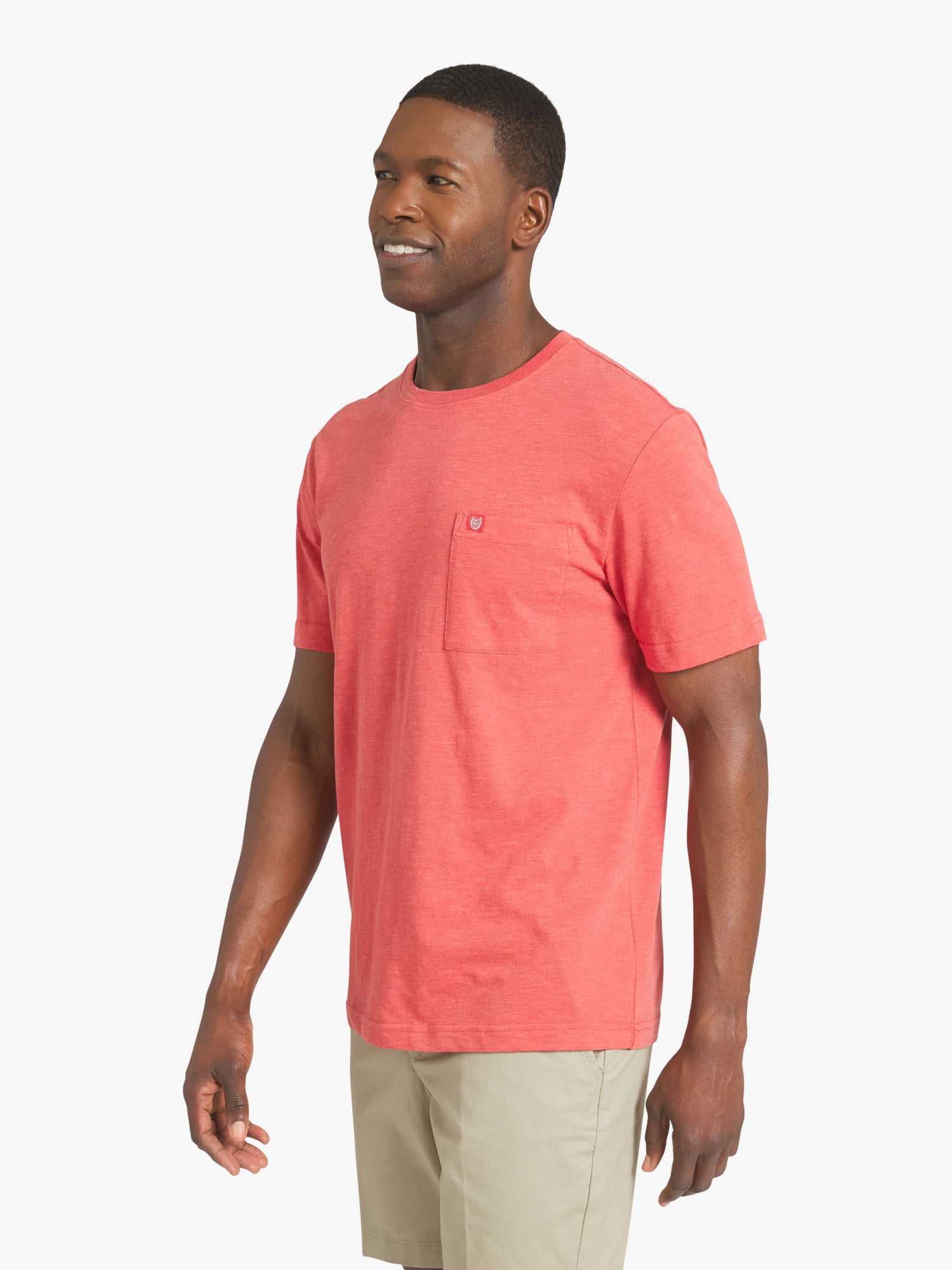 Chaps Men's & Big Men's Short Sleeve Slub Pocket T-Shirt, Sizes S-3XL