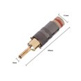 thumbnail image 5 of Enchufe De Altavoz 2/4x Conector de cable de audio de altavoz HIFI con conector banana chapado en oro para amplificador Tmvgtek Para estrenar, 5 of 5