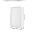 thumbnail image 2 of USHOBE Tabletop Vanity Mirror LED Light Mirror Gold-plated White 1Pack Women, 2 of 8